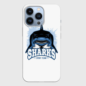 Чехол для iPhone 13 Pro с принтом Акула (SHARKS) ,  |  | fish | ocean | predator | shark | white shark | акула | белая акула | зубы | море | морской хищник | океан | рыба | хищная рыба | хищник