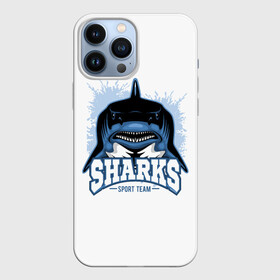 Чехол для iPhone 13 Pro Max с принтом Акула (SHARKS) ,  |  | fish | ocean | predator | shark | white shark | акула | белая акула | зубы | море | морской хищник | океан | рыба | хищная рыба | хищник