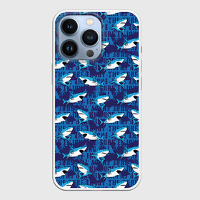 Чехол для iPhone 13 Pro с принтом Акулы (SURF) ,  |  | fish | ocean | predator | shark | surf | white shark | акула | белая акула | зубы | море | морской хищник | океан | рыба | сёрфинг | хищная рыба | хищник