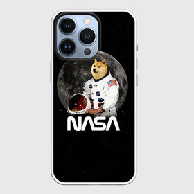 Чехол для iPhone 13 Pro с принтом Доги Космонавт (Мем Наса) Doge ,  |  | doge | earth | mars | meme | moon | nasa | space | star | usa | америка | гагарин | доги | животные | звезда | земля | корги | космонавт | космос | луна | марс | мем | наса | планета | прикол | собака | сша | флаг