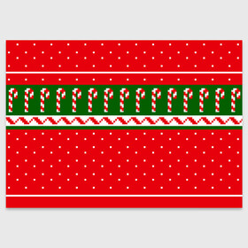 Поздравительная открытка с принтом ЛЕДЕНЦЫ НОВОГОДНИЕ , 100% бумага | плотность бумаги 280 г/м2, матовая, на обратной стороне линовка и место для марки
 | Тематика изображения на принте: 2020 | 2021 | christmas | merry | леденец | нг | новогодний | новый год | рождество | свитер | узоры