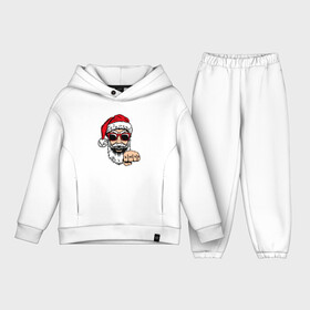 Детский костюм хлопок Oversize с принтом Bad Santa xmas Плохой Санта ,  |  | 2022 | santa | дед мороз | новый год | новый год 2022 | санта