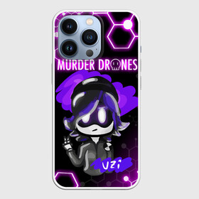 Чехол для iPhone 13 Pro с принтом MURDER DRONES   ДРОНЫ УБИЙЦЫ   УЗИ   UZI ,  |  | art | murder drones | uzi | арты | мультик | мультфильм | персонажи | роботы | узи