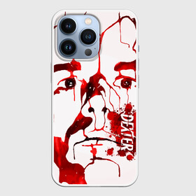 Чехол для iPhone 13 Pro с принтом Декстер, портрет кровью ,  |  | Тематика изображения на принте: dexter | декстер | декстер морган | кровавый | кровь | маниак | мясник из бейхарбор | потёки | правосудие декстера | пятна крови | сериалы