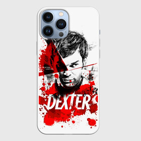 Чехол для iPhone 13 Pro Max с принтом Декстер Морган портрет ,  |  | dexter | декстер | декстер морган | кровавый | кровь | маниак | мясник из бейхарбор | потёки | правосудие декстера | пятна крови | сериалы