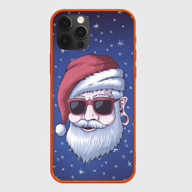 Чехол для iPhone 12 Pro с принтом САНТА ХИПСТЕР | SANTA HIPSTER , силикон | область печати: задняя сторона чехла, без боковых панелей | Тематика изображения на принте: 2022 | bad | christmas | cold | dab | dub | hipster | klaus | merry | new | santa | snow | winter | year | год | даб | зима | клаус | мороз | новый | рождество | санта | снег | тигр | тигра | хипстер | холод