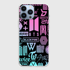 Чехол для iPhone 13 Pro Max с принтом K POP LOGOBOMBING   КОРЕЙСКИЕ ГРУППЫ ,  |  | ateez | blackpink | bts | exo | got7 | itzy | izone | mamamoo | monsta x | monstax | seventeen | superm | tomorrow x together | trei | twice | txt | winner | бтс | виннер | мамаму | монста х | монстах | суперм | твайс | треи | эйтиз | эхо