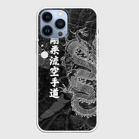 Чехол для iPhone 13 Pro Max с принтом Токийский Дракон (Иероглифы) Dragon Japan ,  |  | beast | dragon | fire | grunge | горелый | дракон | животные | зверь | змей | иероглифы | когти | огонь | пепел | пламя | потертости | узор | чб | японский