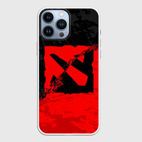 Чехол для iPhone 13 Pro Max с принтом DOTA 2 RED BLACK LOGO, БРЫЗГИ КРАСОК ,  |  | bristleback | dota | dota 2 | dota2 | heroes | invoker | lina | og team | pudge | shadow | team liquid | team spirit | the international | windranger | бристелбек | бристл | брызги красок | дота | дота 2 | дота2 | краски | пудж | тень | урса