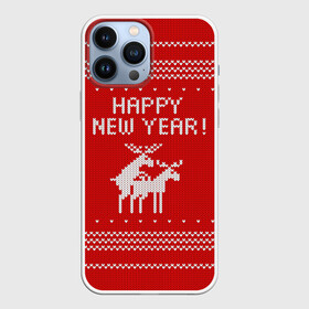 Чехол для iPhone 13 Pro Max с принтом Свитер   вязаные олени ,  |  | christmas | holiday | knitted deer | love | new year | ornament | pattern | red sweater | вязаные олени | красный свитер | любовь | новый год | орнамент | праздник | рождество | узор