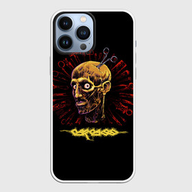 Чехол для iPhone 13 Pro Max с принтом Carcass, Necroticism ,  |  | Тематика изображения на принте: death metal | grindcore | heartwork | necroticism | reek of putrefaction | surgical steel | swansong | symphonies of sickness | torn arteries | группы | метал | музыка | рок