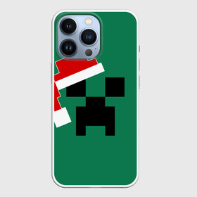 Чехол для iPhone 13 Pro с принтом Майнкрафт Новогодний ,  |  | 2021 | 2022 | christmas | happy | merry | merry christmas | minecraft | minekraft | new year | snow | sweater | ugly christmas | winter | зима | майнкрафт | новогодний | новогодняя | новый год | рождественский | рождественский свитер | рожд