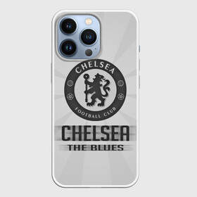 Чехол для iPhone 13 Pro с принтом Chelsea FC Graphite Theme ,  |  | blues | chelsea | london | англия | апл | лига чемпионов | лондон | премьер лига | синие | футбол | челси