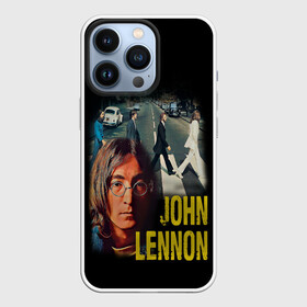 Чехол для iPhone 13 Pro с принтом The Beatles John Lennon. ,  |  | beatles | blues | british | imagine | john | lennon | liverpool | music | retro | rock | битлз | британия | джон | леннон | музыка | ретро | рок | четверка