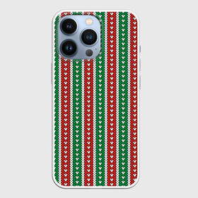 Чехол для iPhone 13 Pro с принтом Knitted Pattern ,  |  | christmas | knitted pattern | new year | pattern | texture | вязаный узор | новый год | паттерн | рождество | текстура | узор