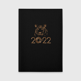 Обложка для автодокументов с принтом 2022 Tiger Bronze Theme , натуральная кожа |  размер 19,9*13 см; внутри 4 больших “конверта” для документов и один маленький отдел — туда идеально встанут права | 2022 | год тигра | нг | новый год | подарки на новый год | праздник | рождество | тигр