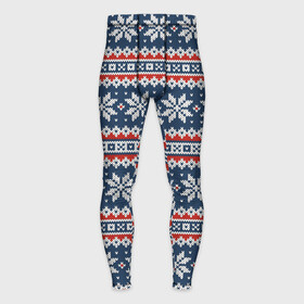 Мужские тайтсы 3D с принтом Knitted Christmas Pattern ,  |  | christmas | holiday | knitted pattern | new year | pattern | snowflakes | texture | вязаный узор | новый год | праздник | рождество | снежинки | текстура | узор