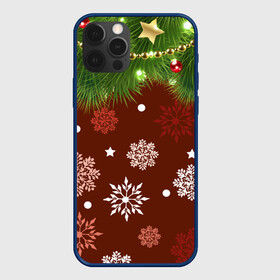 Чехол для iPhone 12 Pro Max с принтом Зимнее Настроение (Елка) , Силикон |  | 2022 | елка | зимнее настроение | новогоднее настроение | новый год 2022 | снежинки