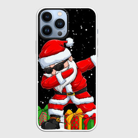 Чехол для iPhone 13 Pro Max с принтом SANTA, DAB ,  |  | 2021 | 2022 | bad | christmas | dab | happy | merry | merry christmas | new year | santa | snow | sweater | ugly christmas | winter | деб | дэб | зима | новогодний | новогодняя | новый год | рождественский | рождественский свитер | рождеств