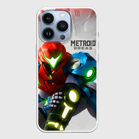 Чехол для iPhone 13 Pro с принтом METROID DREAD   МЕТРОИД ДРЕД ,  |  | action | metroid | metroid dread | samus aran | zdr | метроид дред | мэторойдо дореддо | робот emmi | самус аран