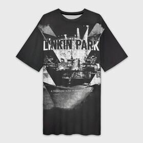Платье-футболка 3D с принтом A Thousand Suns: Puerta De Alcala  Linkin Park ,  |  | chester bennington | linkin park | linking | lp | rock | альтернативный | ленкин | линкин парк | линкинпарк | лп | майк | метал | музыкант | ню | нюметал | певец | рок группа | рэп | честер беннингтон | шинода | электроник