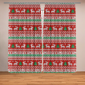 Фотошторы с принтом Deer Christmas Pattern , Блэкаут (светозащита 90%) / Габардин (светозащита 40% | 2 полотна шириной по 145 см; Высота 200-300 см; Крепление: шторная лента (на крючки); | background | christmas | christmas pattern | deer | herringbone | holiday | knitted pattern | new year | pattern | texture | tree | вязаный узор | елка | елочка | новогодний узор | новый год | олени | паттерн | праздник | рождество | текстура | узор | фон