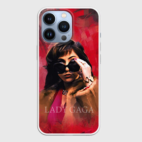 Чехол для iPhone 13 Pro с принтом Очки Gaga ,  |  | взгляд | голова | лицо | очки | портрет