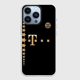 Чехол для iPhone 13 Pro с принтом Bayern Lewandowski Black Theme ,  |  | bavaria | bayern | lewandowski | бавария | германия | левандовски | лига чемпионов | мюнхен | польша | футбол