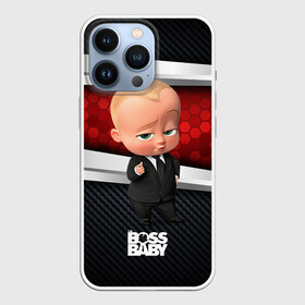 Чехол для iPhone 13 Pro с принтом BOSS 3D BLACK  RED ,  |  | Тематика изображения на принте: baby | boss | boss baby | босс | босс молокосос | маленький босс | малыш | мальчик | молокосос | ребенок