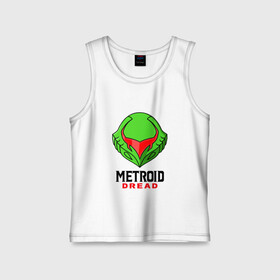 Детская майка хлопок с принтом Green Robo | Metroid Dread ,  |  | Тематика изображения на принте: game | logo | mercurysteam | metroid dread | metroid fusion | игра | компьютерная игра | лого | логотип | метроид дреад | мэтройдо дореддо | эмблема