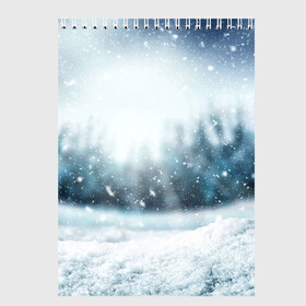 Скетчбук с принтом МОРОЗНАЯ СВЕЖЕСТЬ | МЕТЕЛЬ , 100% бумага
 | 48 листов, плотность листов — 100 г/м2, плотность картонной обложки — 250 г/м2. Листы скреплены сверху удобной пружинной спиралью | 2022 | christmas | cold | merry | new | snow | winter | year | буря | год | елка | елки | ель | зима | лес | метель | мороз | новый | рождество | снег | снежинка | снежинки | снежная | холод