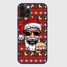 Чехол для iPhone 12 Pro Max с принтом Bad Santa Плохой Санта , Силикон |  | Тематика изображения на принте: 2022 | год тигра | новый год | новый год 2022 | символ года | тигр | тигренок | тигрица | тигры