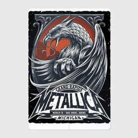 Магнитный плакат 2Х3 с принтом Metallica - Michigan playbill Grand Rapids , Полимерный материал с магнитным слоем | 6 деталей размером 9*9 см | Тематика изображения на принте: beak | group | hard rock | metallica | michigan | music | playbill | thrash metall | usa | wings | афиша | группа | клюв | крылья | металлика | мичиган | музыка | сша | тяжёлый рок