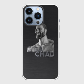 Чехол для iPhone 13 Pro с принтом Giga Chad ,  |  | Тематика изображения на принте: chad | gachi | giga | giga chad | gigachad | man | mem | meme | гачи | гига чад | гигачад | мем | мужик | мужчина | мускулы | мышцы | подбородок