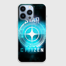 Чехол для iPhone 13 Pro с принтом Star Citizen spaceship ,  |  | squadron 42 | star citizen | галактика | игры | космического симулятора | космос