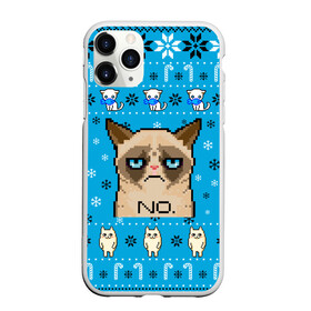 Чехол для iPhone 11 Pro матовый с принтом Grumpy КОТ МЕМ НОВОГОДНИЙ , Силикон |  | 2021 | 2022 | cat | christmas | mem | merry | merry christmas | new year | snow | sweater | ugly christmas | winter | зима | кис | киска | кот | котейка | котик | коты | котяра | кошка | кошки | мем | мемы | новогодний | новогодняя | новый 