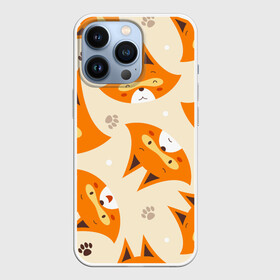 Чехол для iPhone 13 Pro с принтом ЛИСА ПАТТЕРН   УЗОР ,  |  | abstract | fox | fox head | foxy | абстракция | голова лисы | животные | звери | лиса | этническая лиса | этно | этно лиса