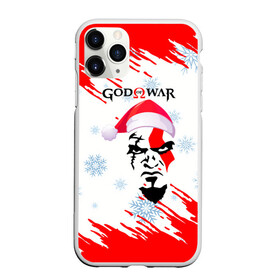 Чехол для iPhone 11 Pro матовый с принтом Новогодний God of War. , Силикон |  | Тематика изображения на принте: ascension | betrayal | chains of olympus | cratos | ghost of sparta | god of war | hack and slash | kratos | logo | бог войны | год ов вар | год оф вар | игра | кратос | лого | логотип | новогодний | новогодний god of war | снежинки | эмблема