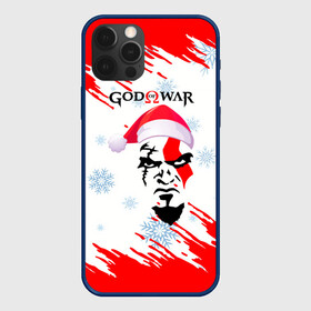 Чехол для iPhone 12 Pro Max с принтом Новогодний God of War. , Силикон |  | Тематика изображения на принте: ascension | betrayal | chains of olympus | cratos | ghost of sparta | god of war | hack and slash | kratos | logo | бог войны | год ов вар | год оф вар | игра | кратос | лого | логотип | новогодний | новогодний god of war | снежинки | эмблема