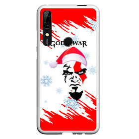 Чехол для Honor P Smart Z с принтом Новогодний God of War. , Силикон | Область печати: задняя сторона чехла, без боковых панелей | ascension | betrayal | chains of olympus | cratos | ghost of sparta | god of war | hack and slash | kratos | logo | бог войны | год ов вар | год оф вар | игра | кратос | лого | логотип | новогодний | новогодний god of war | снежинки | эмблема