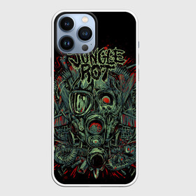 Чехол для iPhone 13 Pro Max с принтом Jungle Rot ,  |  | Тематика изображения на принте: jungle rot | грувметал | группы | дэтметал | метал | музыка | рок | трэшметал