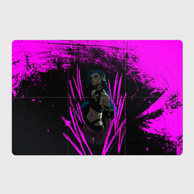 Магнитный плакат 3Х2 с принтом Pink Jinx , Полимерный материал с магнитным слоем | 6 деталей размером 9*9 см | arcane | jinx | league of legends | lol | moba | аркейн | джинкс | жинкс | лига легенд | лол | моба