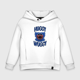 Детское худи Oversize хлопок с принтом HUGGY WUGGY | ХАГГИ ВАГГИ , френч-терри — 70% хлопок, 30% полиэстер. Мягкий теплый начес внутри —100% хлопок | боковые карманы, эластичные манжеты и нижняя кромка, капюшон на магнитной кнопке | Тематика изображения на принте: huggy | poppy playtime | wuggy | игра | кукла | монстр | плэйтайм | попи плей тайм | попи плэй тайм | попиплейтам | попиплэйтайм | поппи плейтайм | поппиплэйтайм | хагги вагги | хаги ваги | хоррор