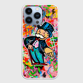 Чехол для iPhone 13 Pro с принтом Alec Monopoly Капиталист Граффити ,  |  | alec monopoly | art | capitalist | graffiti | money | retro | street style | urban style | алек монополи | арт | граффити | деньги | доллар | искусство | капиталист | кляксы | миллионер | монополия | ретро | рисунки | современное искусст