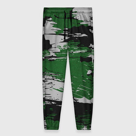 Женские брюки 3D с принтом Green Paint Splash , полиэстер 100% | прямой крой, два кармана без застежек по бокам, с мягкой трикотажной резинкой на поясе и по низу штанин. В поясе для дополнительного комфорта — широкие завязки | 23 февраля | абстракция | акварель | армия | военные | зеленая | зеленые | зеленый | камуфляж | краски | милитари | на каждый день | хаки