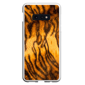 Чехол для Samsung S10E с принтом Шкура тигра 2022 , Силикон | Область печати: задняя сторона чехла, без боковых панелей | Тематика изображения на принте: 2022 | год тигра | новый год | новый год 2022 | символ года | тигр | тигренок | тигрица | тигры