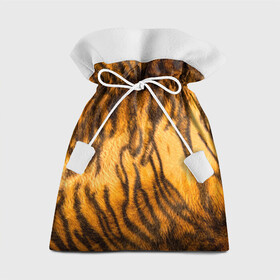 Подарочный 3D мешок с принтом Шкура тигра 2022 , 100% полиэстер | Размер: 29*39 см | Тематика изображения на принте: 2022 | год тигра | новый год | новый год 2022 | символ года | тигр | тигренок | тигрица | тигры
