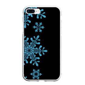 Чехол для iPhone 7Plus/8 Plus матовый с принтом Снежная Стена , Силикон | Область печати: задняя сторона чехла, без боковых панелей | зима | новый год | снег | снегопад | снежинки