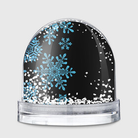 Игрушка Снежный шар с принтом Снежная Стена , Пластик | Изображение внутри шара печатается на глянцевой фотобумаге с двух сторон | зима | новый год | снег | снегопад | снежинки