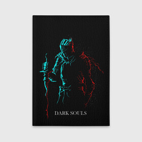 Обложка для автодокументов с принтом Dark Souls NEON Силуэт , натуральная кожа |  размер 19,9*13 см; внутри 4 больших “конверта” для документов и один маленький отдел — туда идеально встанут права | dark soul | demons souls | elden ring | elder | iii | praise of the sun | ring | soul like | дак | дарк соул | дарк соулс | душа | неон | нион | соулс | темные души